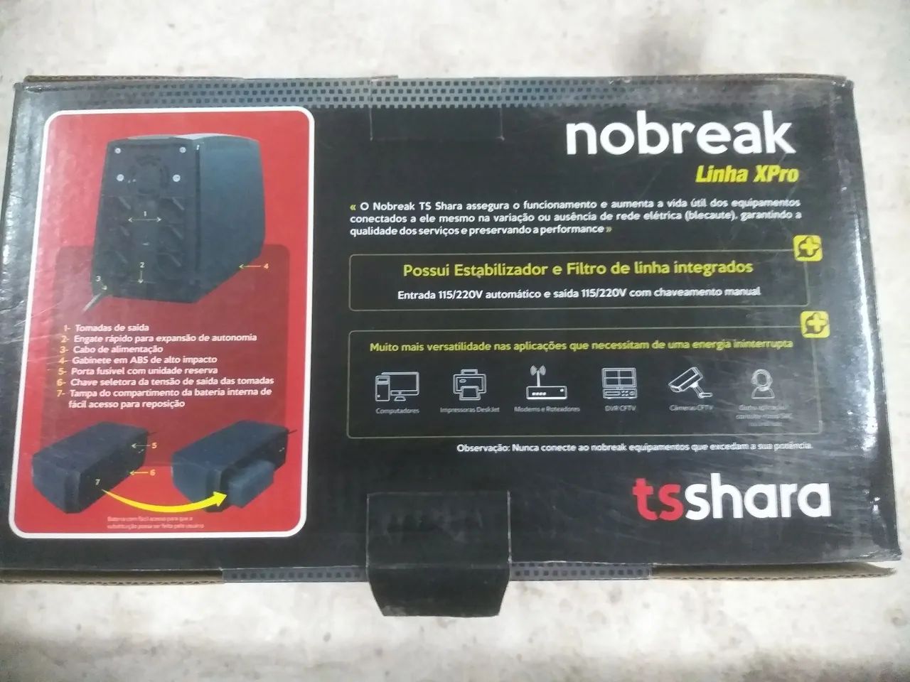 Nobreak tshara 1200 universal - Foto 4
