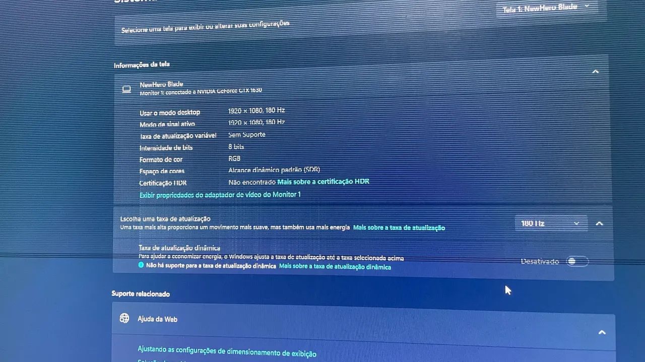 Monitor Gamer New Hero 180hz  - Foto 2