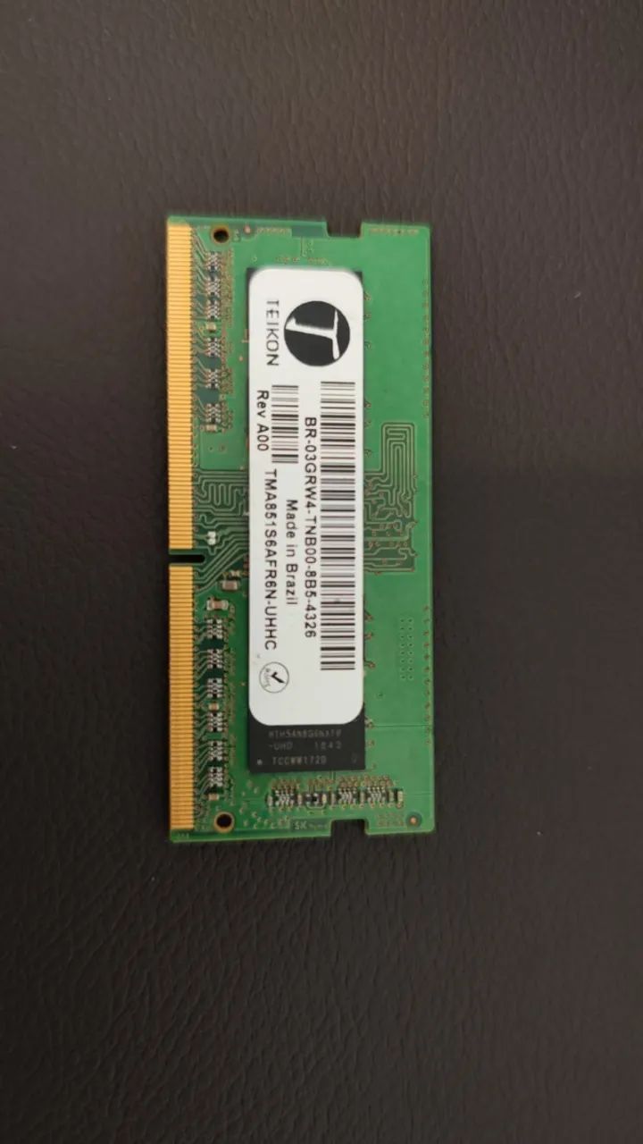 Memoria RAM DDR4 2400MHs 4Gb Notebook 