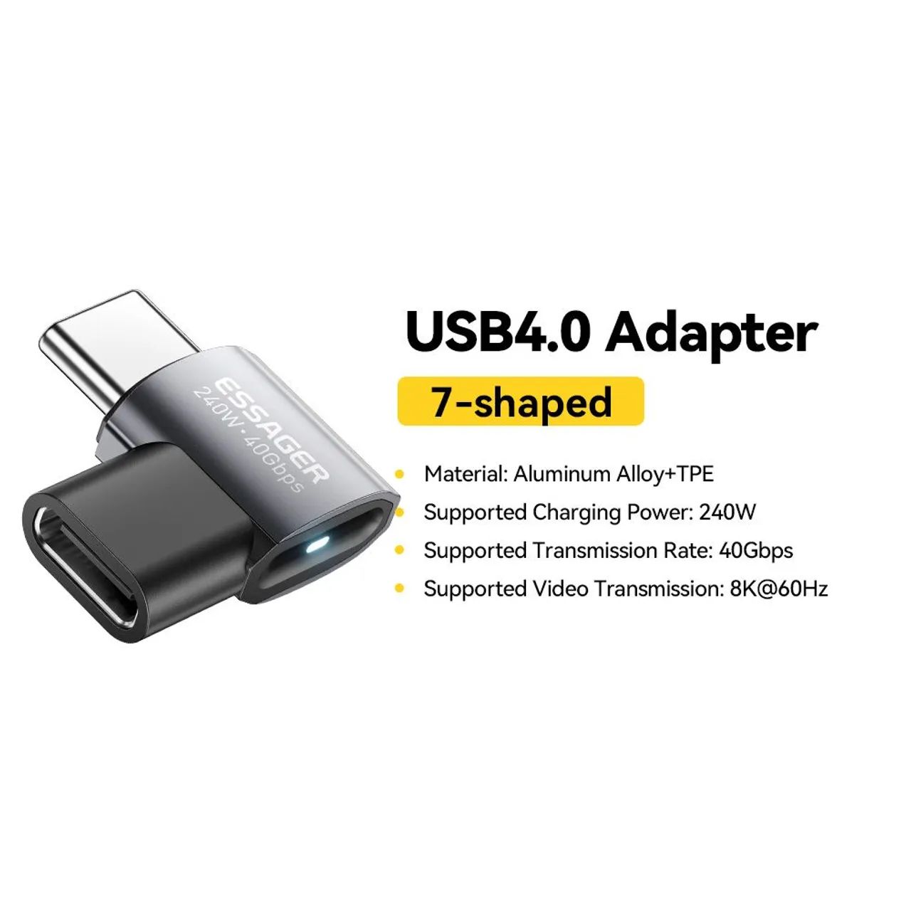ESSAGER ADAPTADOR 240W / 40GBPS - Foto 3