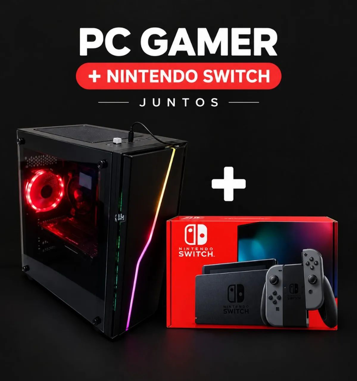 Pc Gamer Completo + Nintendo Switch v2 