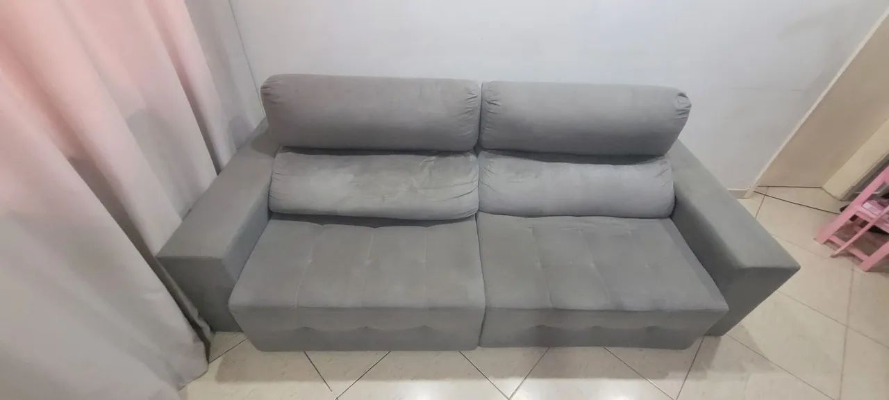 Sofá retrátil e reclinável 2.50m  - Foto 2