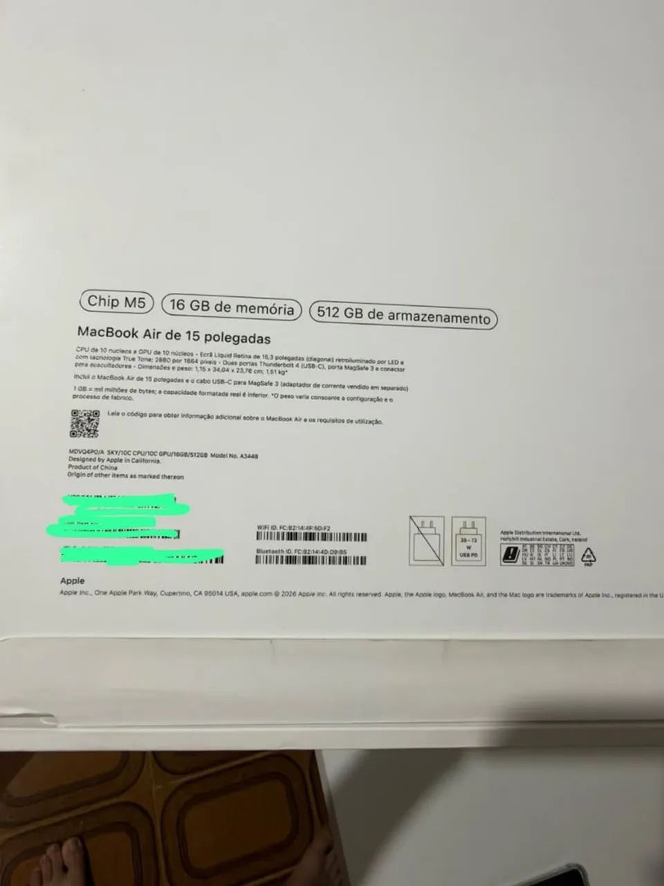 Mecbook air m5 15 polegadas novo - Foto 2