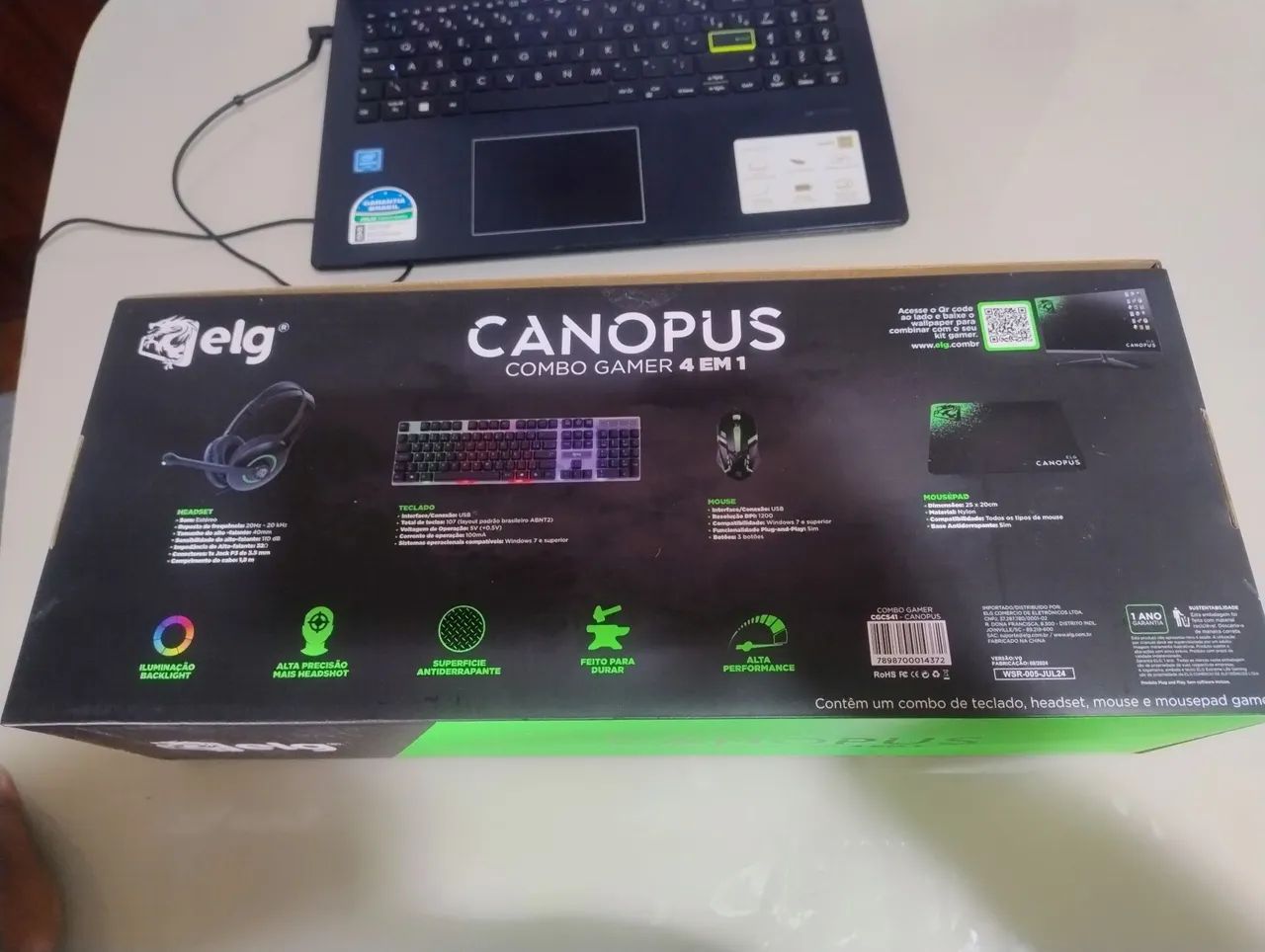 ? KIT GAMER ELG CANOPUS 4 EM 1 - Foto 4