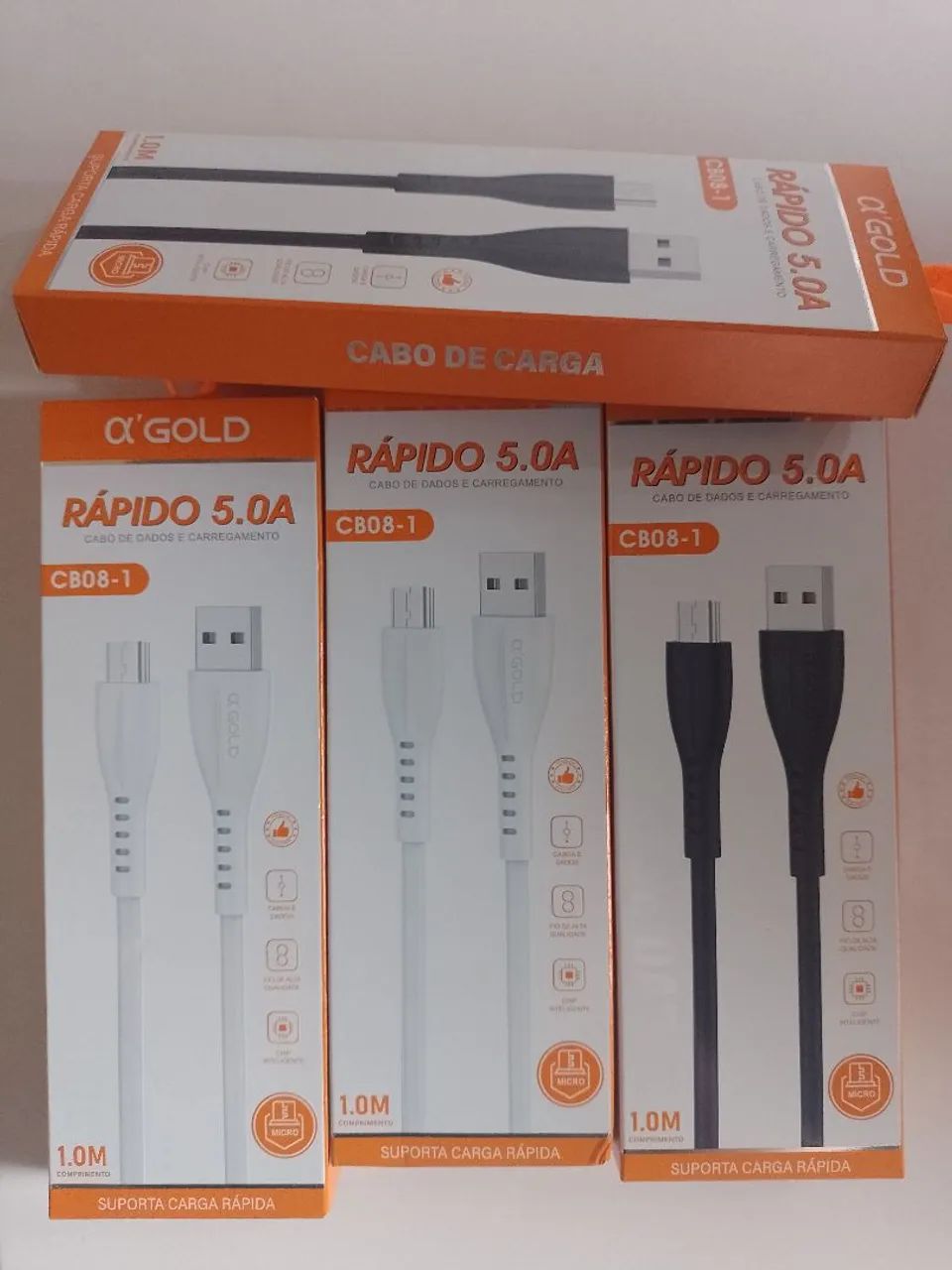 Cabo micro USB V8  - Foto 5