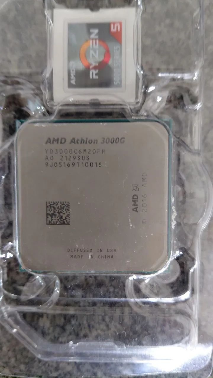  PROCESSADOR AM4 ATHLON 3000G - Foto 2