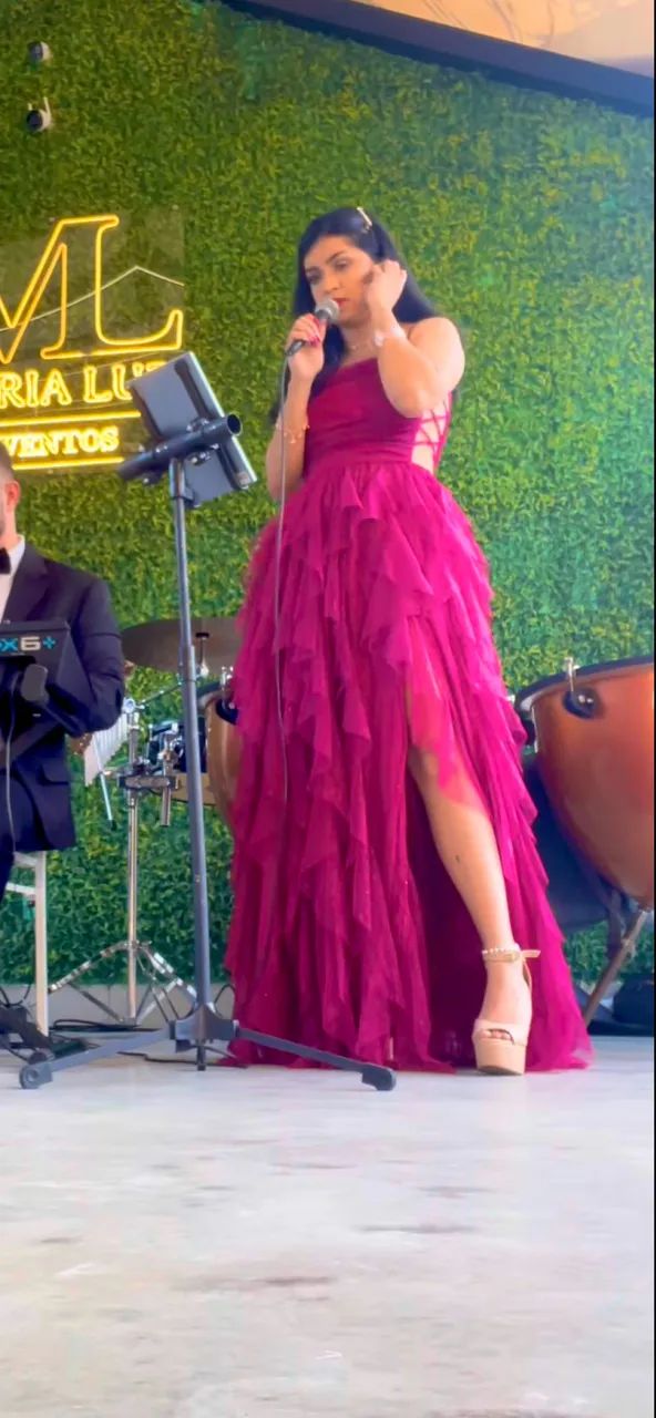 Vestido fúcsia madrinha - Foto 2