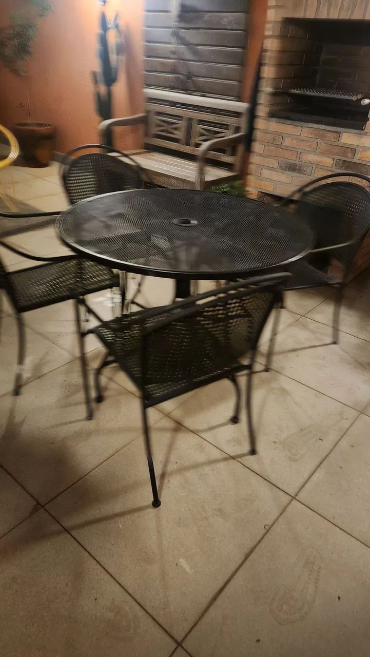 Conjunto mesa e cadeiras área gourmet  - Foto 2