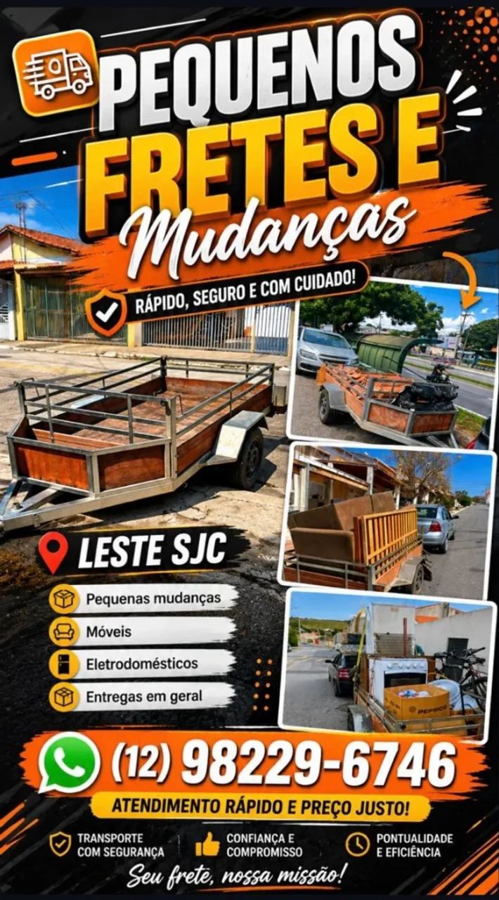 Pequenos fretes zona leste 