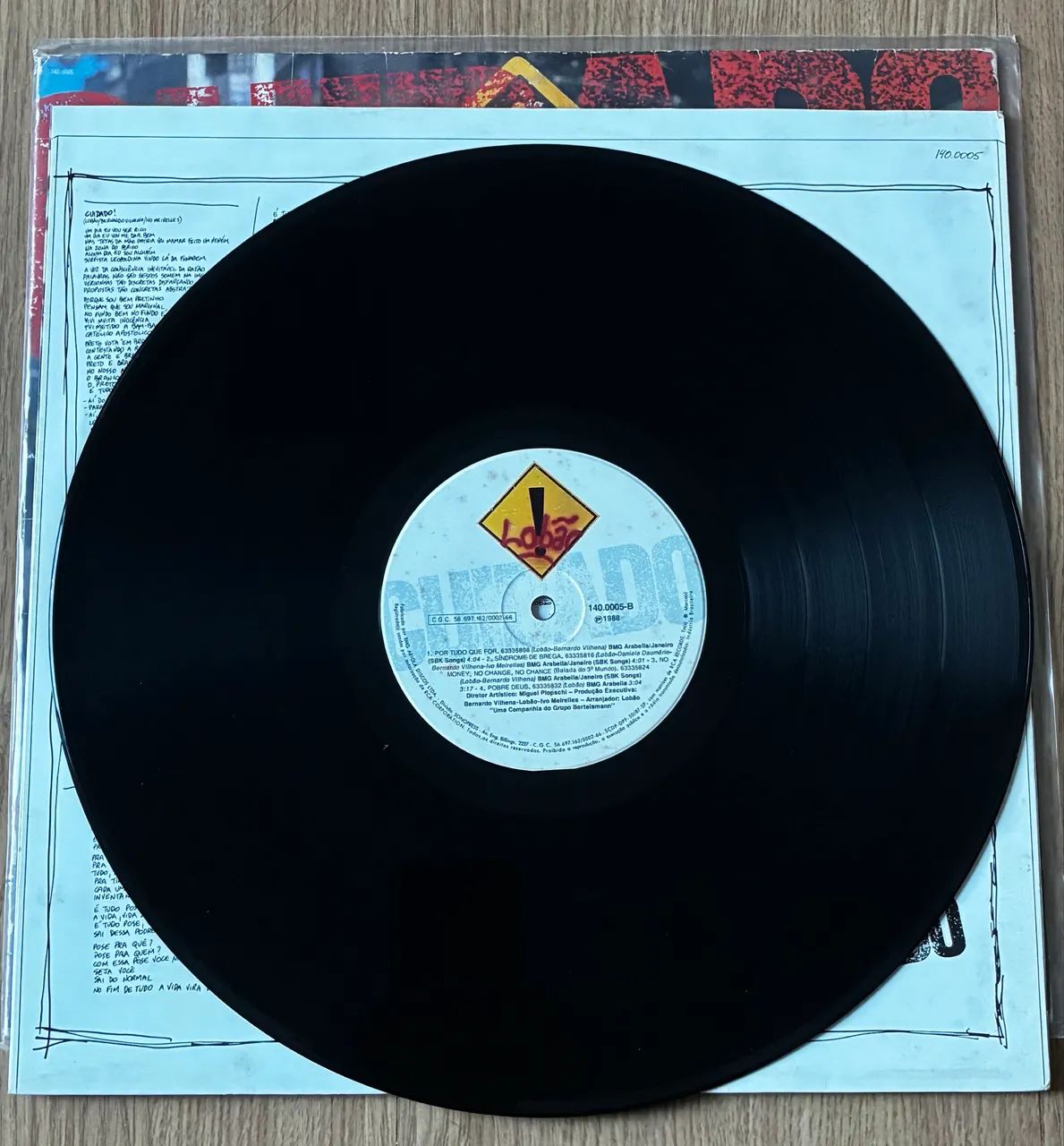 Disco de vinil Lobão Cuidado - Foto 4