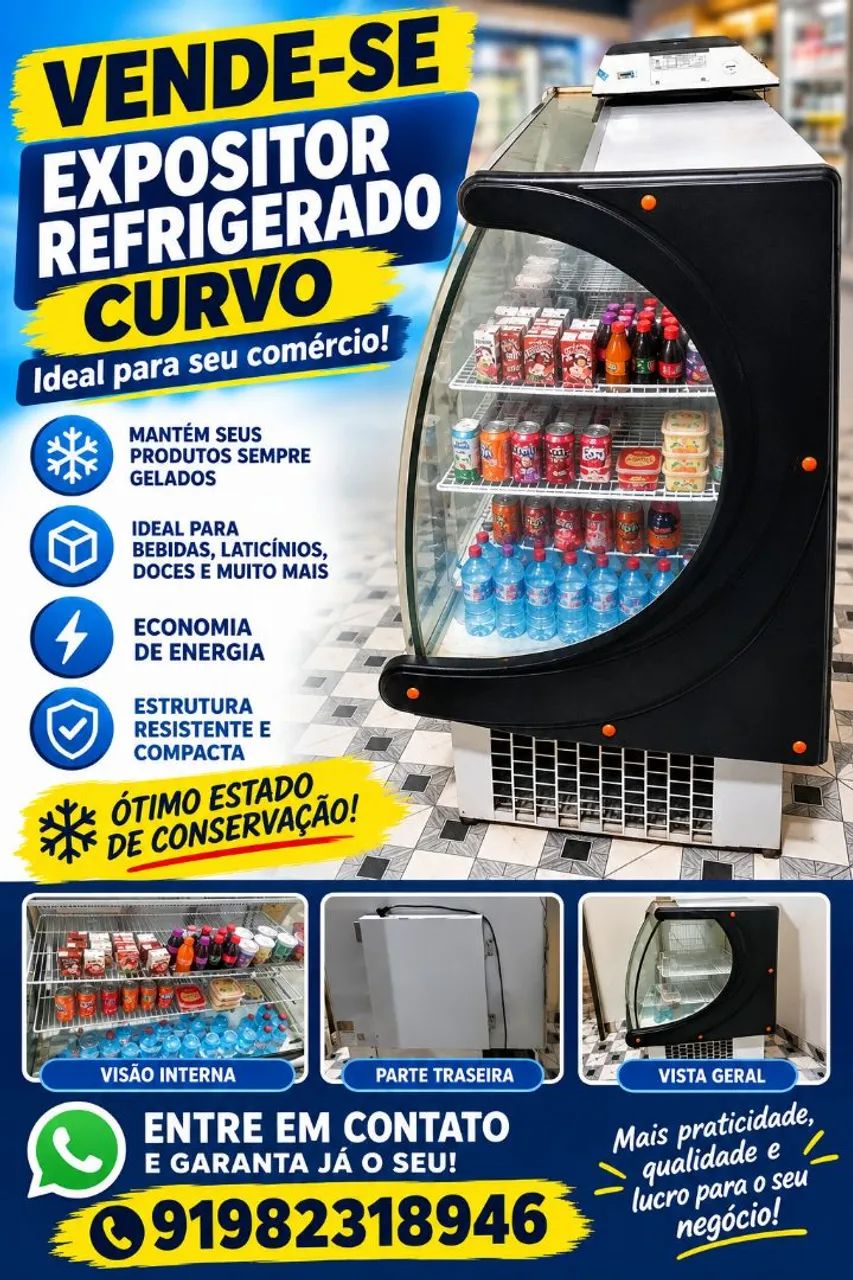 VENDO UM EXPOSITOR REFRIGERADO 