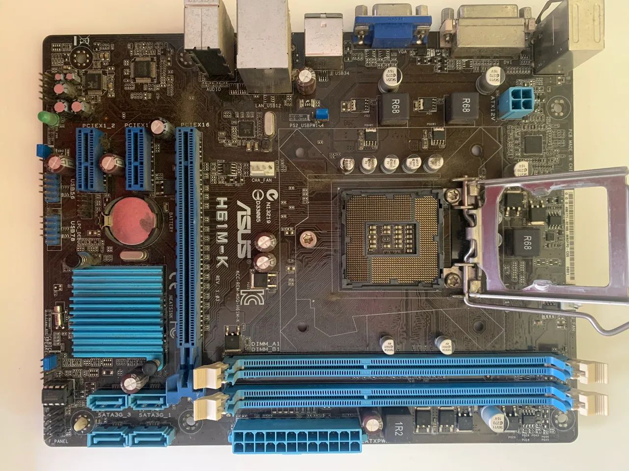 Placa mãe Asus h61m-k - Foto 3