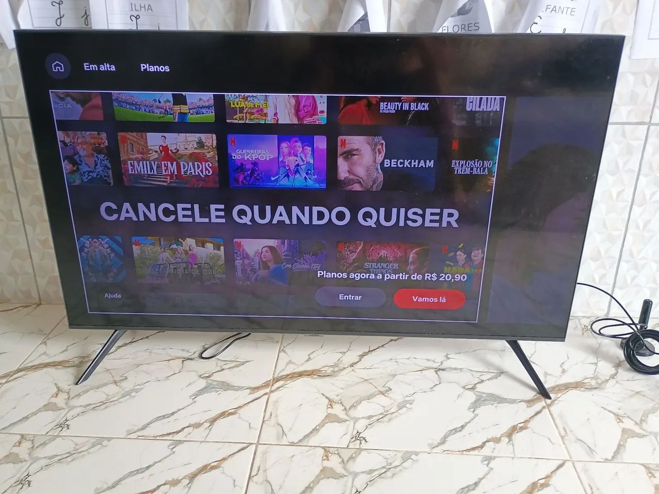 Tv Samsung 50 polegadas smart 4k Alexa comando de voz Bluetooth Xbox completa  - Foto 3