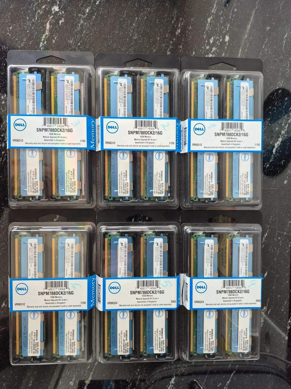 Kit memoria Servidor Dell 16gb 2x8gb