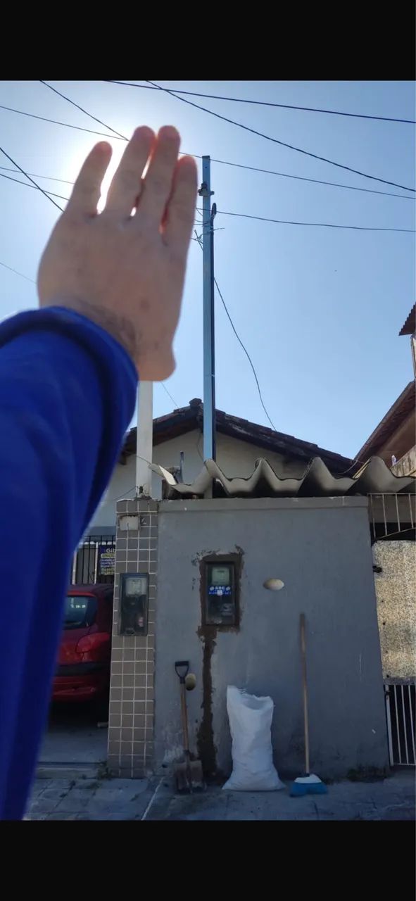 Poste de ferro galvanizado a fogo!.  - Foto 2