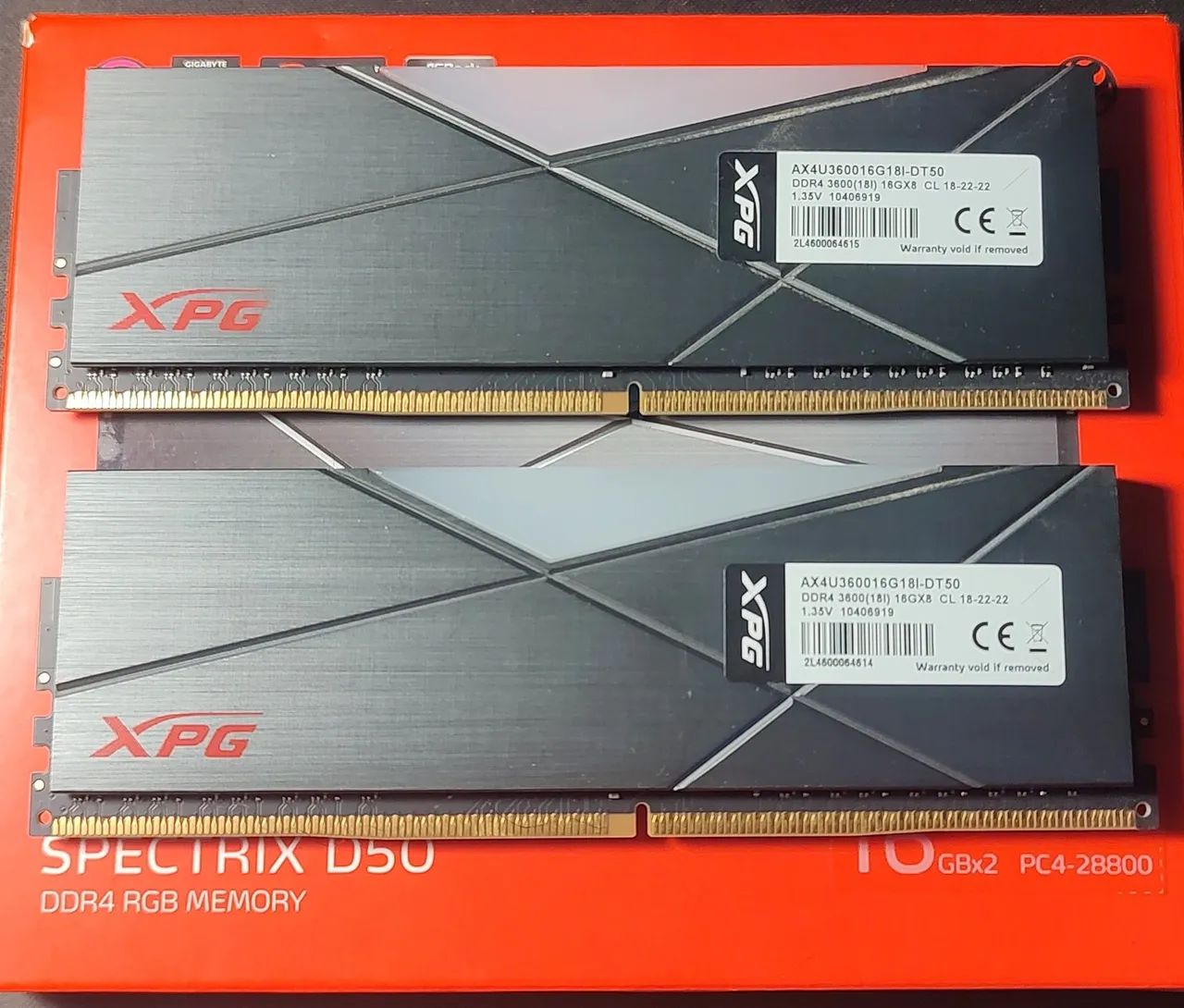Memória adata xpg spectrix 32gb (2x16) freq 3600. Na caixa, funcionando 100% - Foto 2