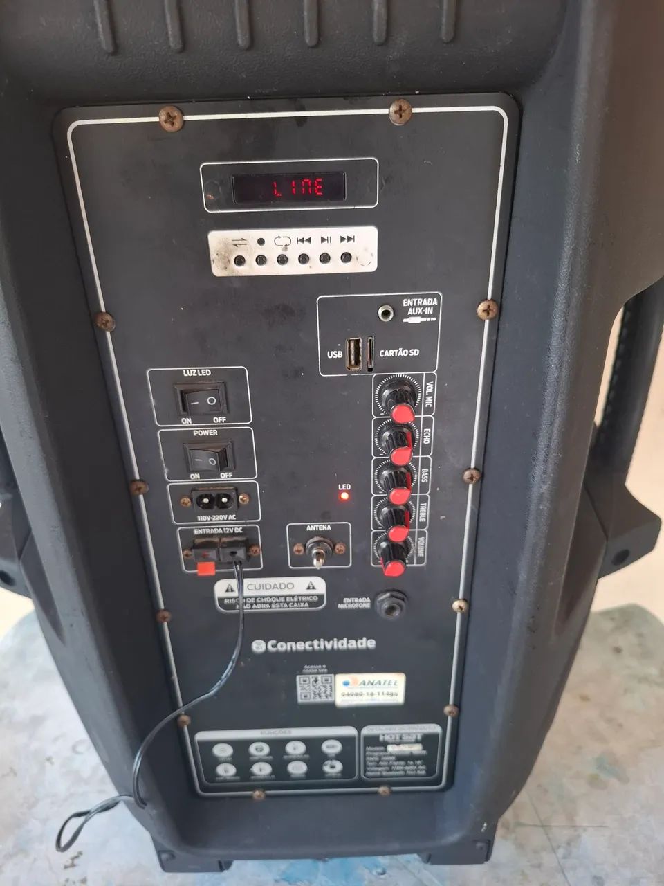 Caixa de Som HotSat com Defeito - Foto 5