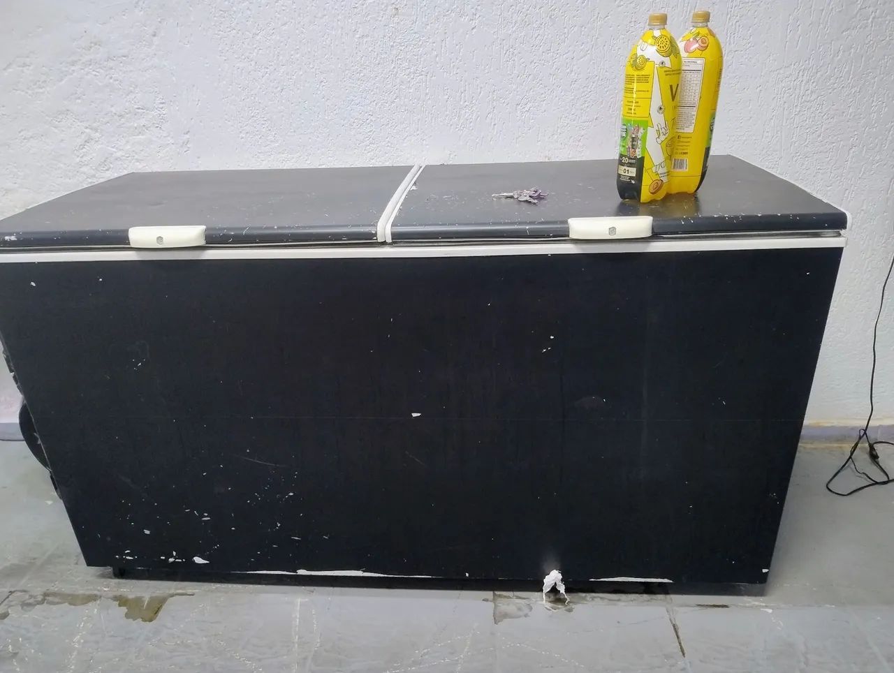 freezer horizontal com defeito 
