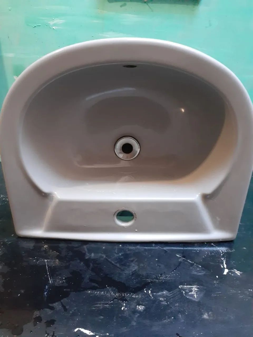 Pia cinza ,sem a coluna ,e com detalhe! - Foto 5