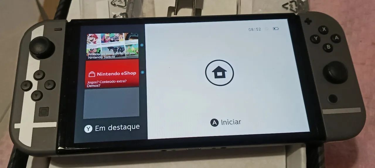 Nintendo switch Oled Super smash Bros Edition Novo Vendo ou troco