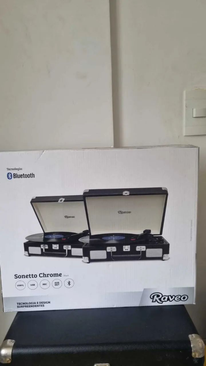 Raveo Sonetto Chrome Preta. Funcionando 100% e com caixa original - Foto 2