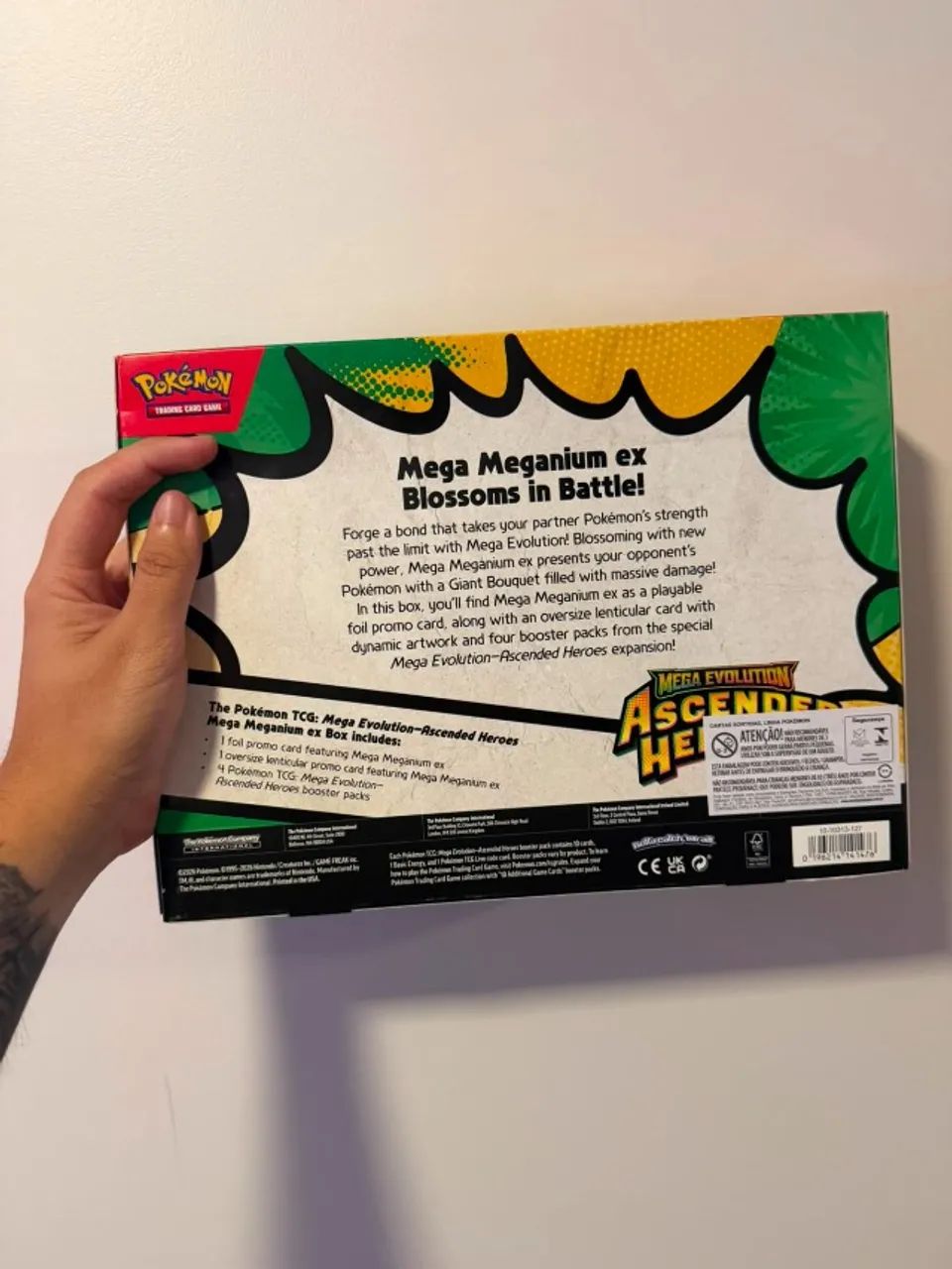 10 unidades Caixa - Heróis Excelsos - Mega Meganium ex Box Inglês Asmodee Ascended Heroe - Foto 2