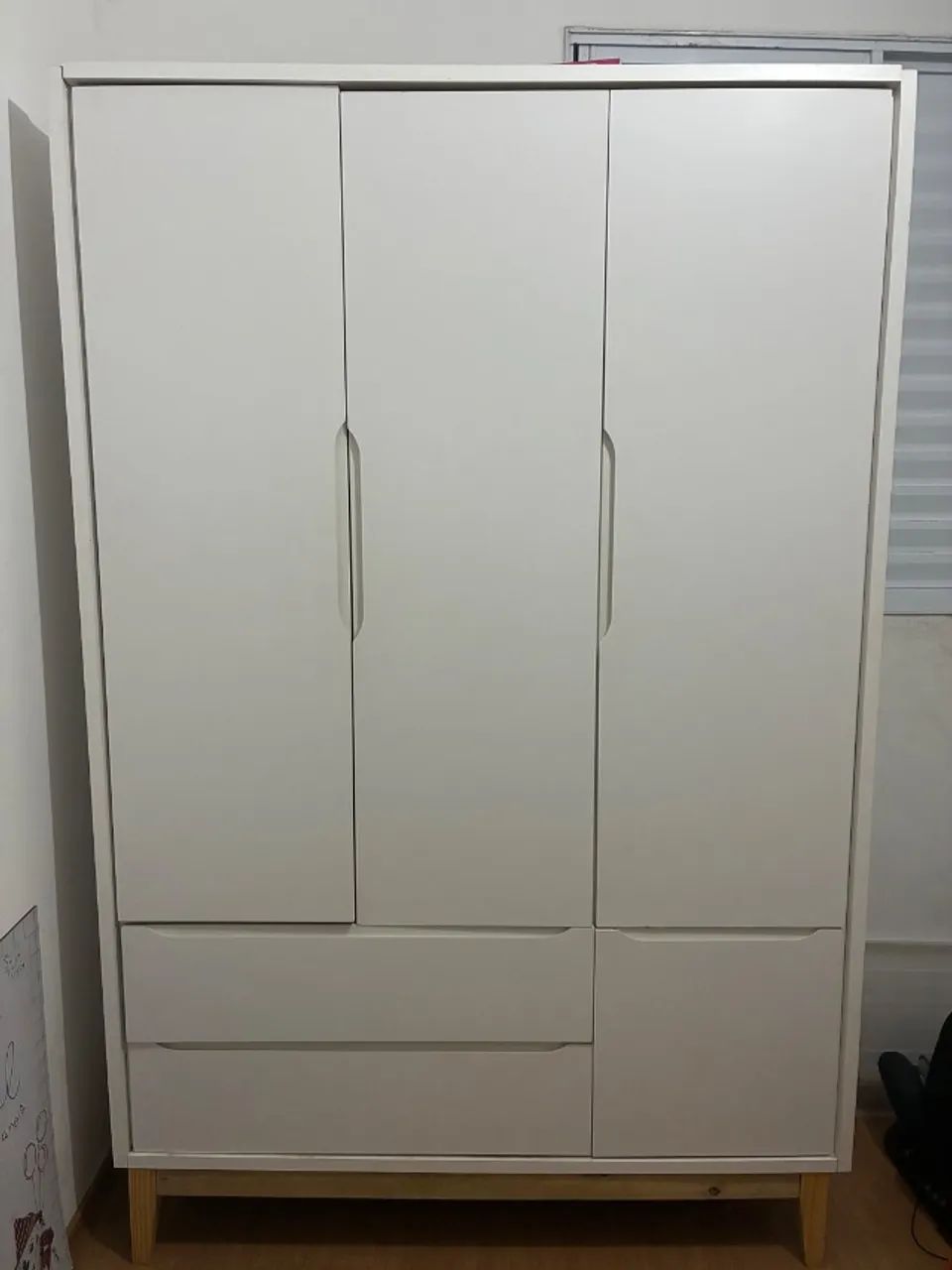 Guarda roupa infantil New Classic Branco 