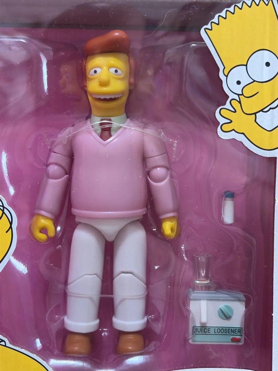 Action figure Simpsons Jakks pacific, Troy Mclure, 5 polegadas, novo e original  - Foto 2