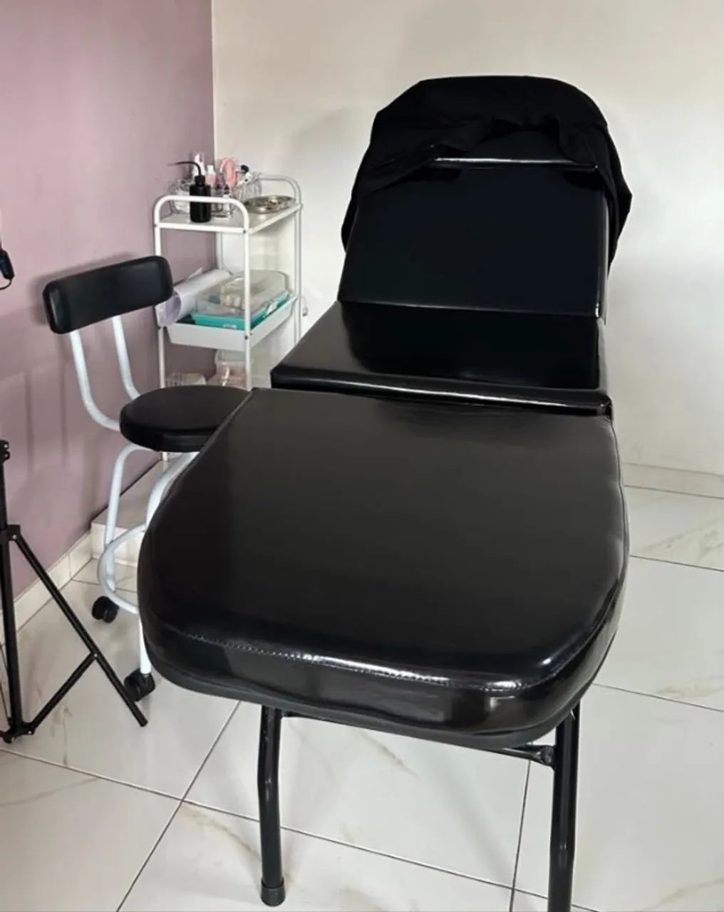 Maca, mocho e carrinho auxiliar 