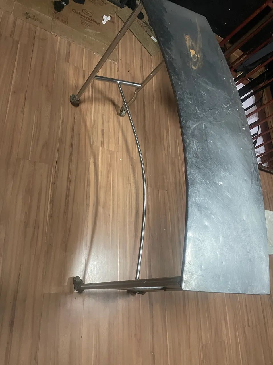 Bancada de trabalho com rodas 