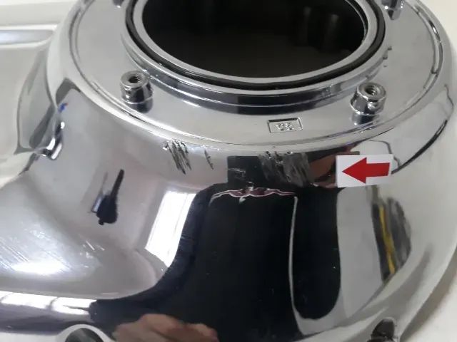 Tampa Primaria Harley Softail Milwaukee Eight 18/18 Or 58909 Prateado - Foto 3