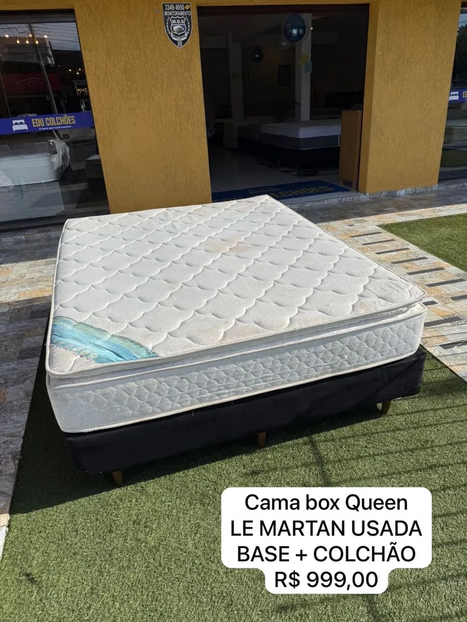 Cama box Queen size LE MARTAN USADA TOP - ENTREGAMOS 