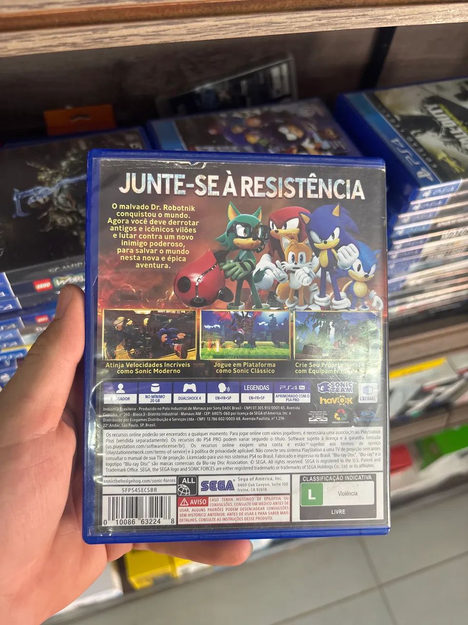 Sonic forces ps4 envio olx pay  - Foto 2