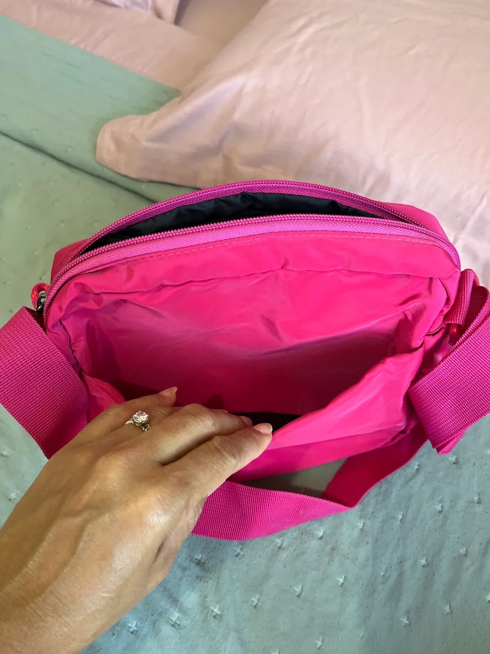 Bolsa rosa da oxer - Foto 4