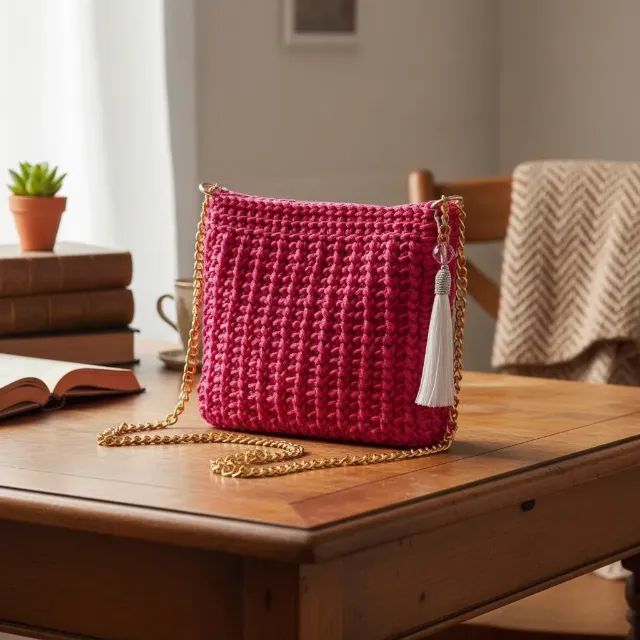 Bolsa de Crochê - Foto 3