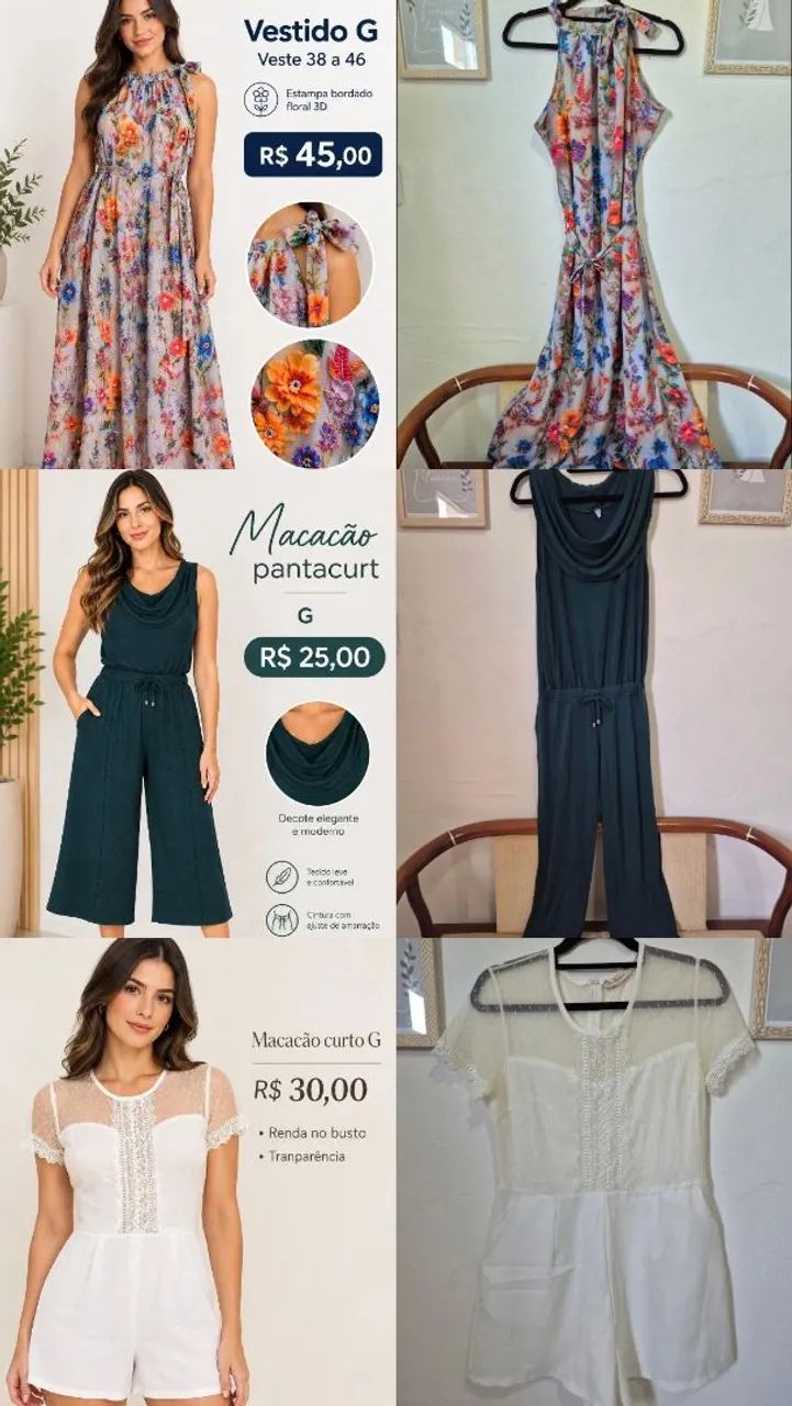 Desapegos roupa feminina - Foto 2