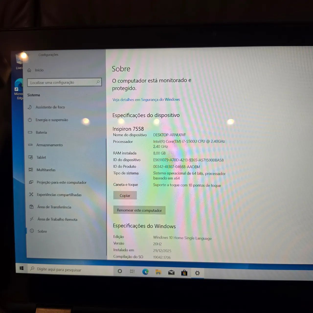 Notebook Dell Inspiron 15' Proc. i-7 Touch - Foto 4