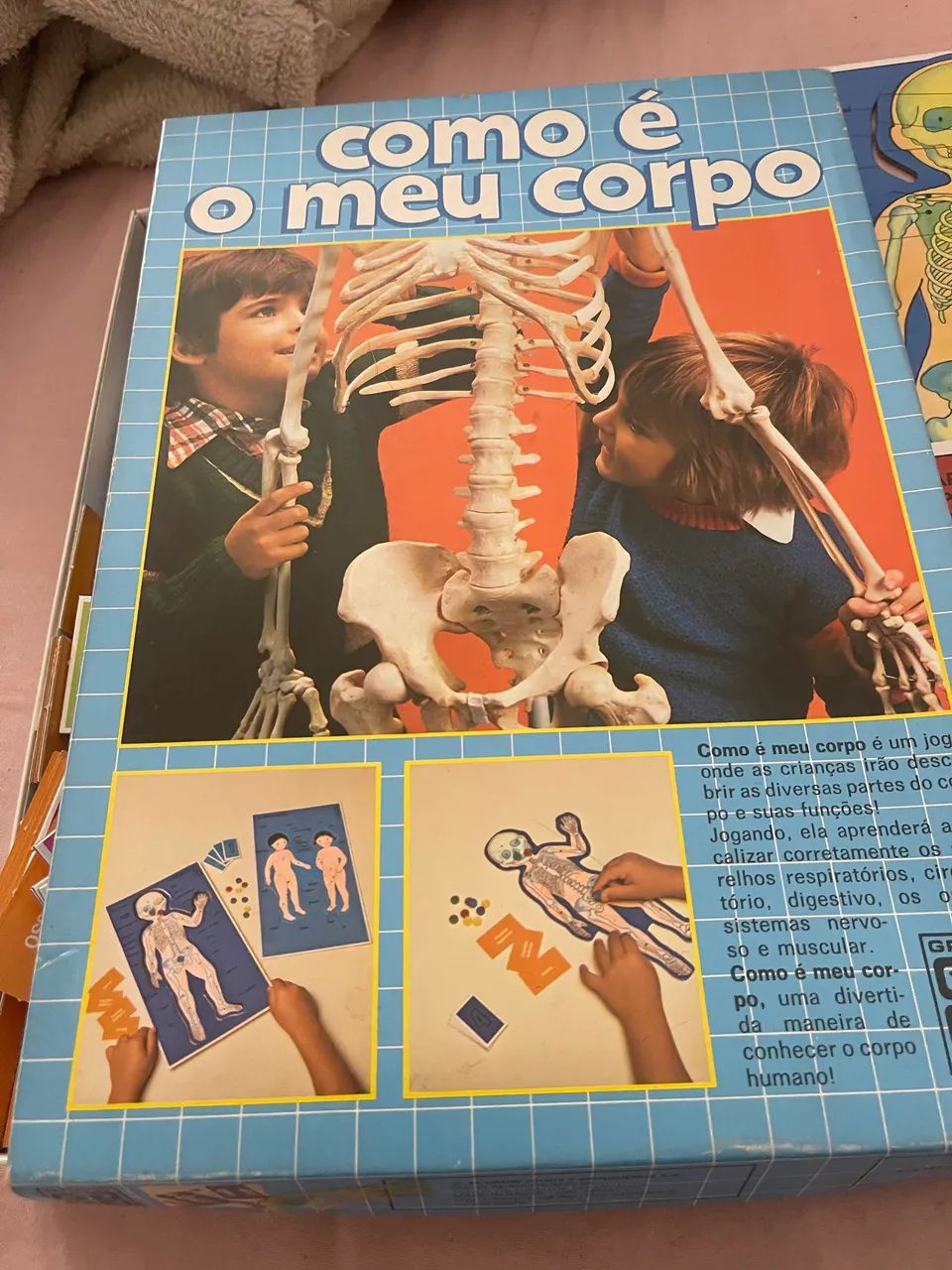  Como é o meu corpo? jogo educativo dos anos 80  - Foto 4