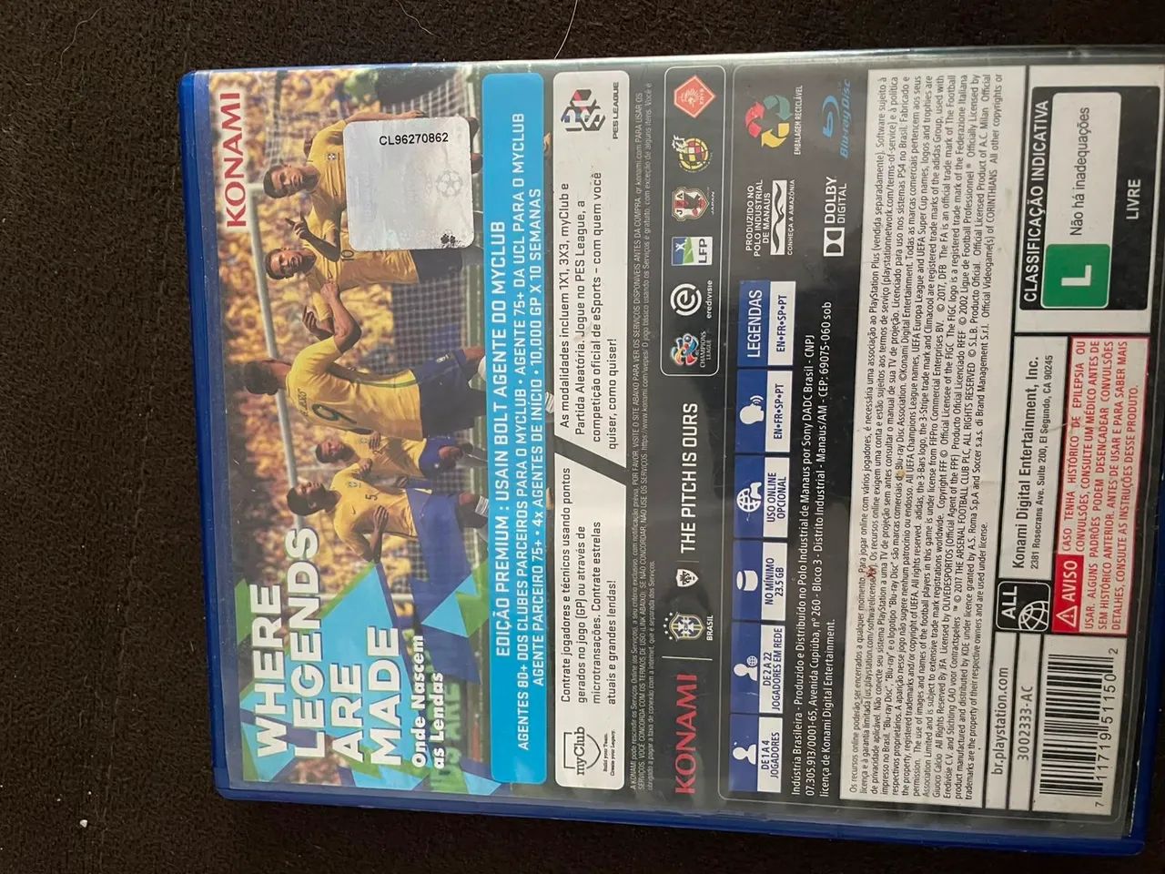 Pés 2018 para Ps4 - Foto 2