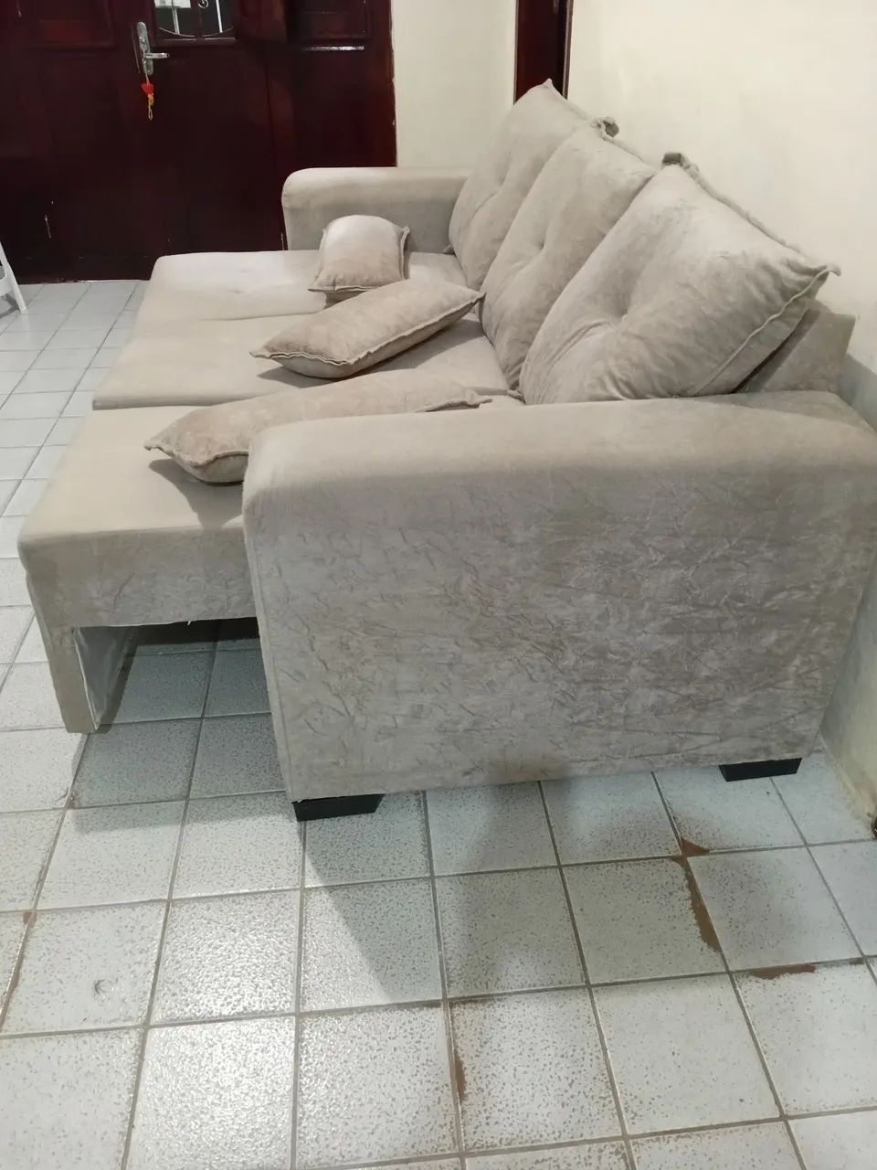 Sofá retrátil 3 lugares - Foto 4