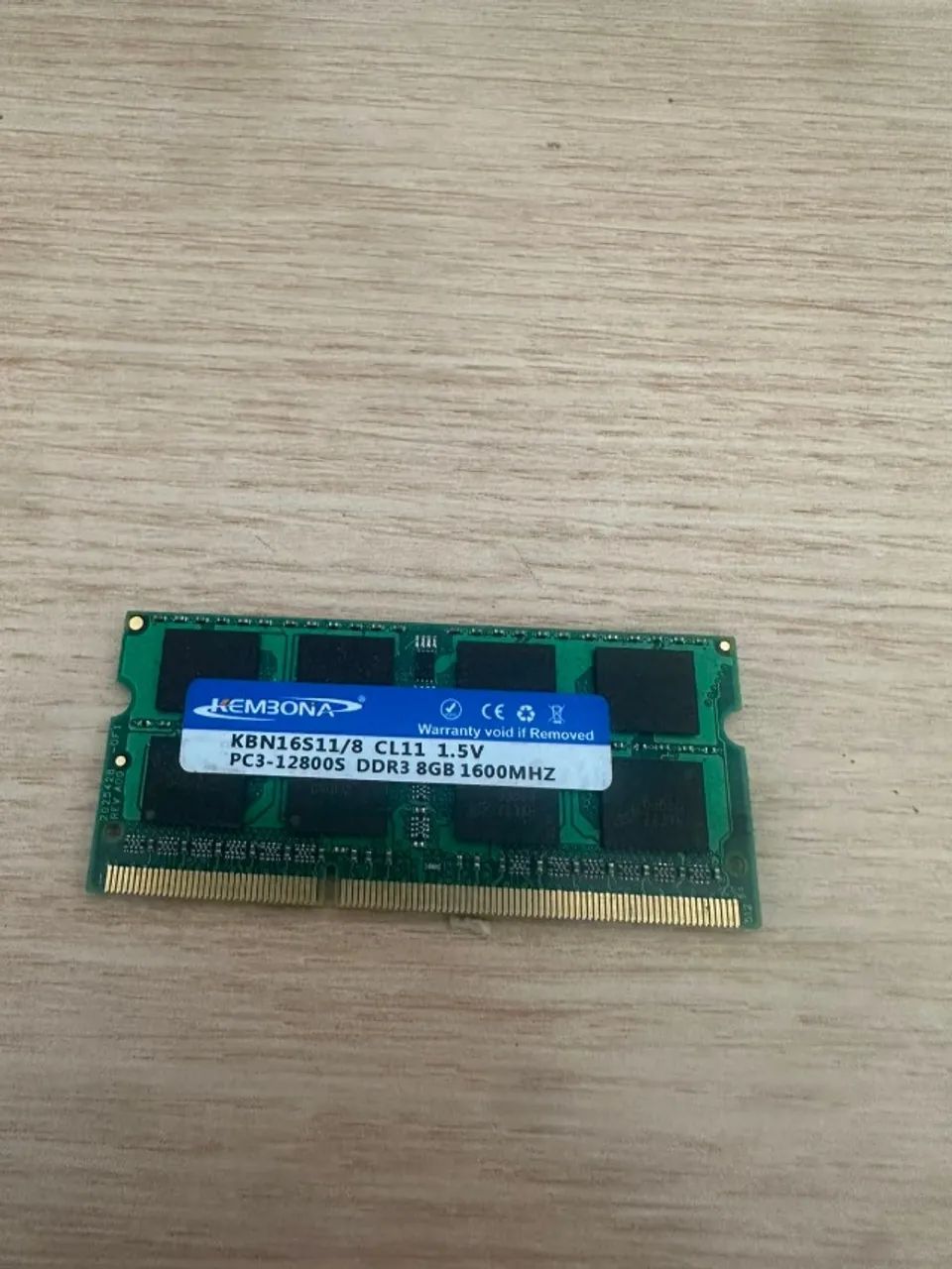 Memoria ram notebook ddr3 8g 1600mhz 