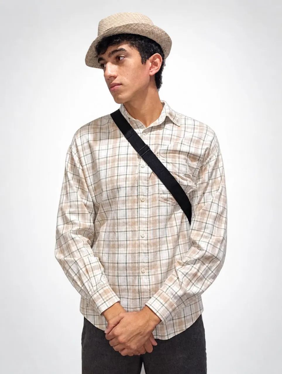 Pochete masculina estilo mochila  - Foto 4