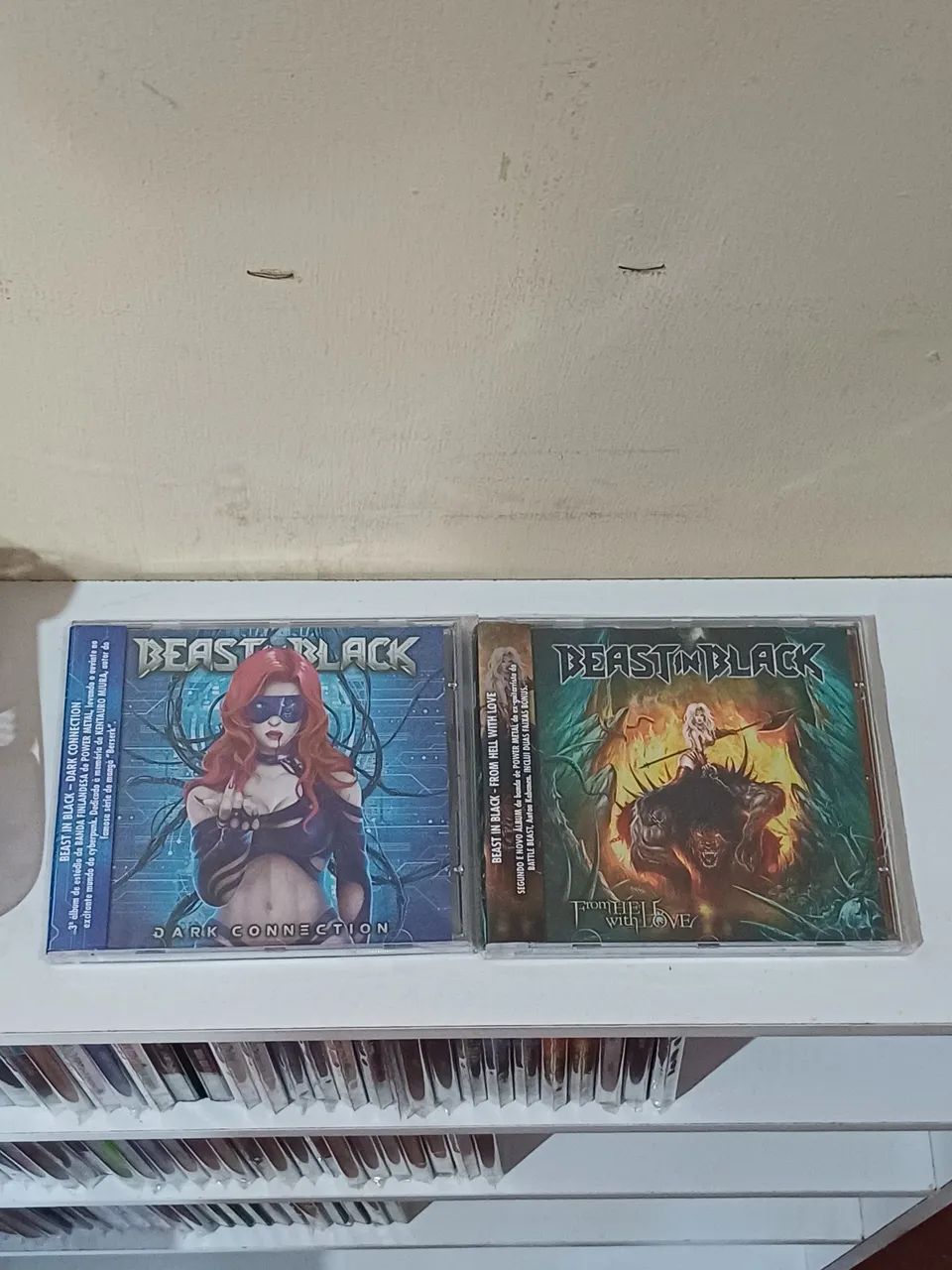 CDs Beast In Black From Hell With Love e  Dark Connection.