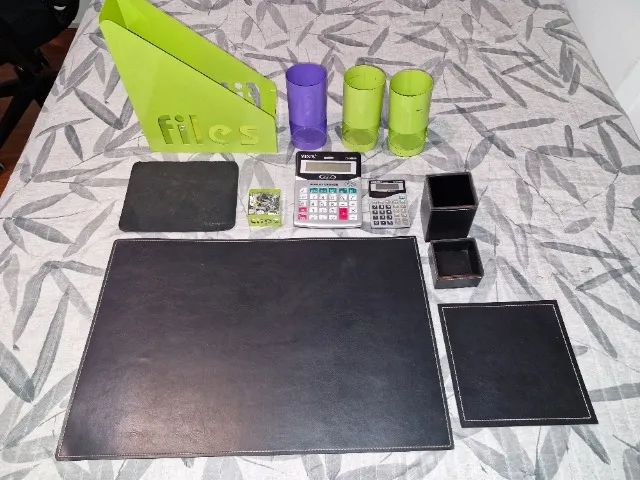 Kit Organizador de Escritório Completo (Calculadoras, Desk Pad e Organizadores) - Foto 2