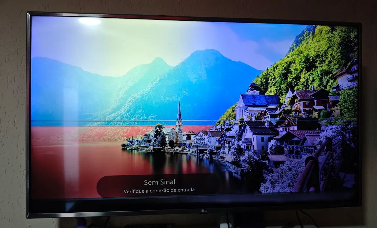 Smart TV LG 4k 49 polegadas com defeito  - Foto 3