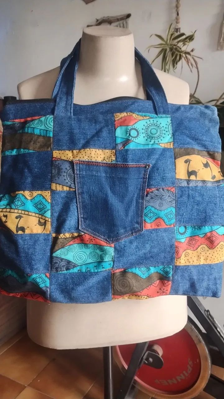 Bolsa jeans Mara!