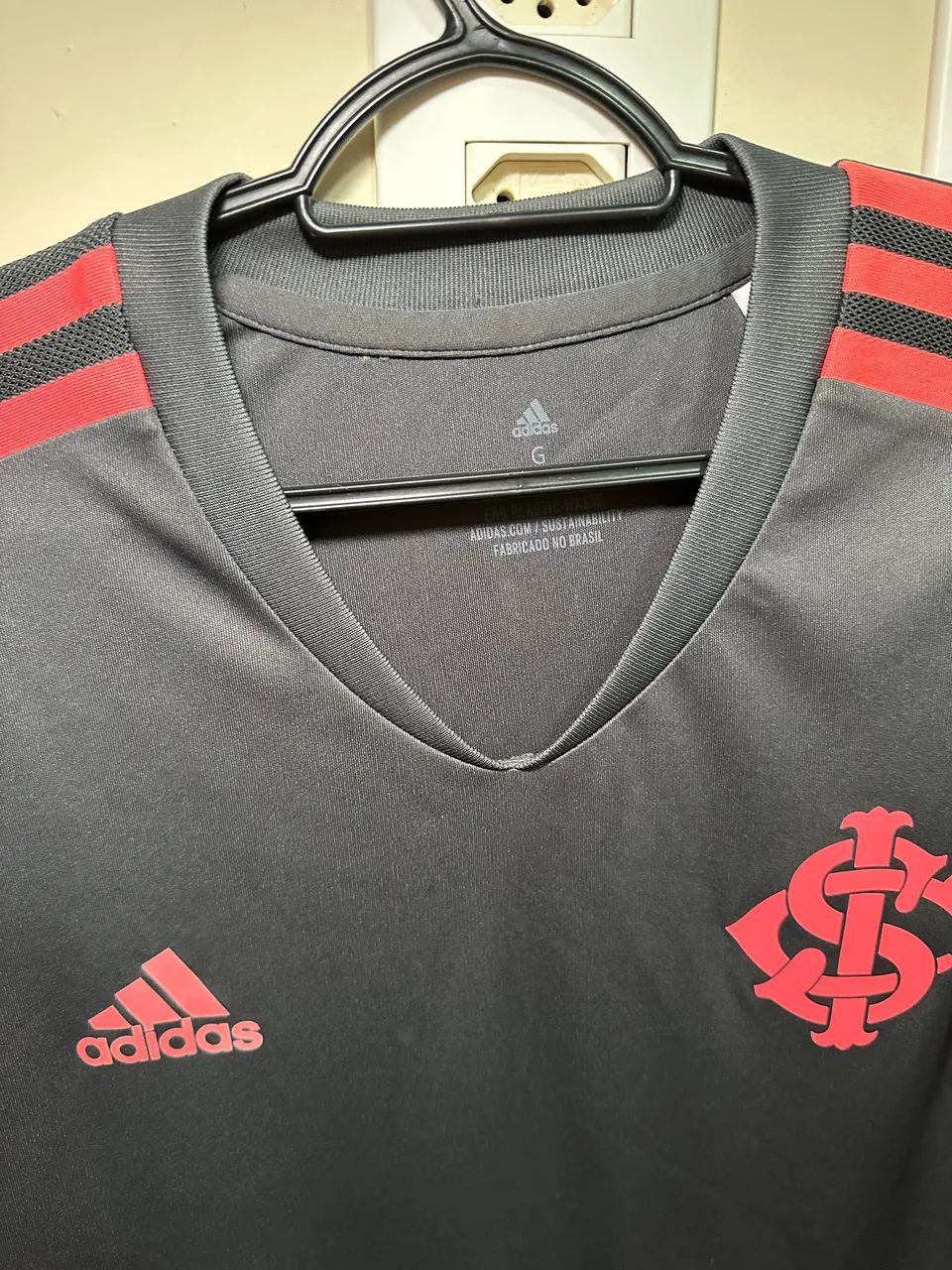 Camisa internacional adidas treino 2021 - Foto 2