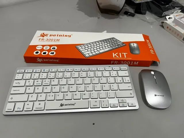 Teclado e Mouse sem fio bluetooth (lacrado)