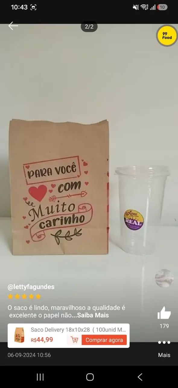 Embalagem papel