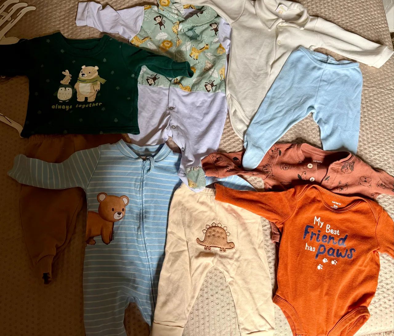 Kit de roupas para bebê RN-3m - Foto 2